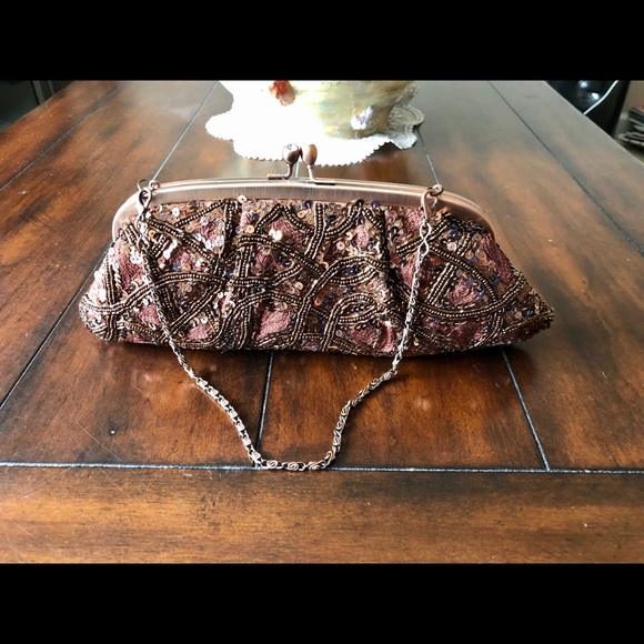 Carlo Fellini Sparkling Beaded Bag - Picture 5 of 7